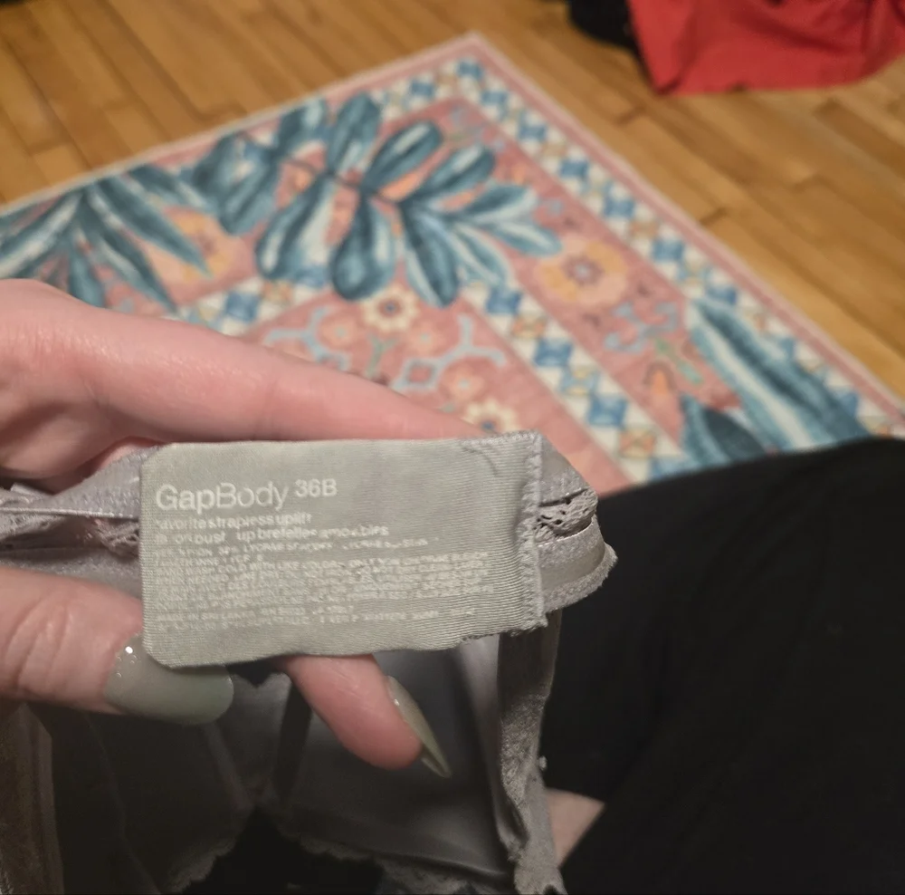 Gap Body Lace Bra in Gray Size 36B